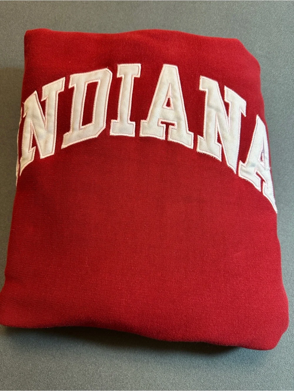 Y2K Steve & Barry’s Indiana Hoosiers Hoodie Mens XL Red Pink Spellout